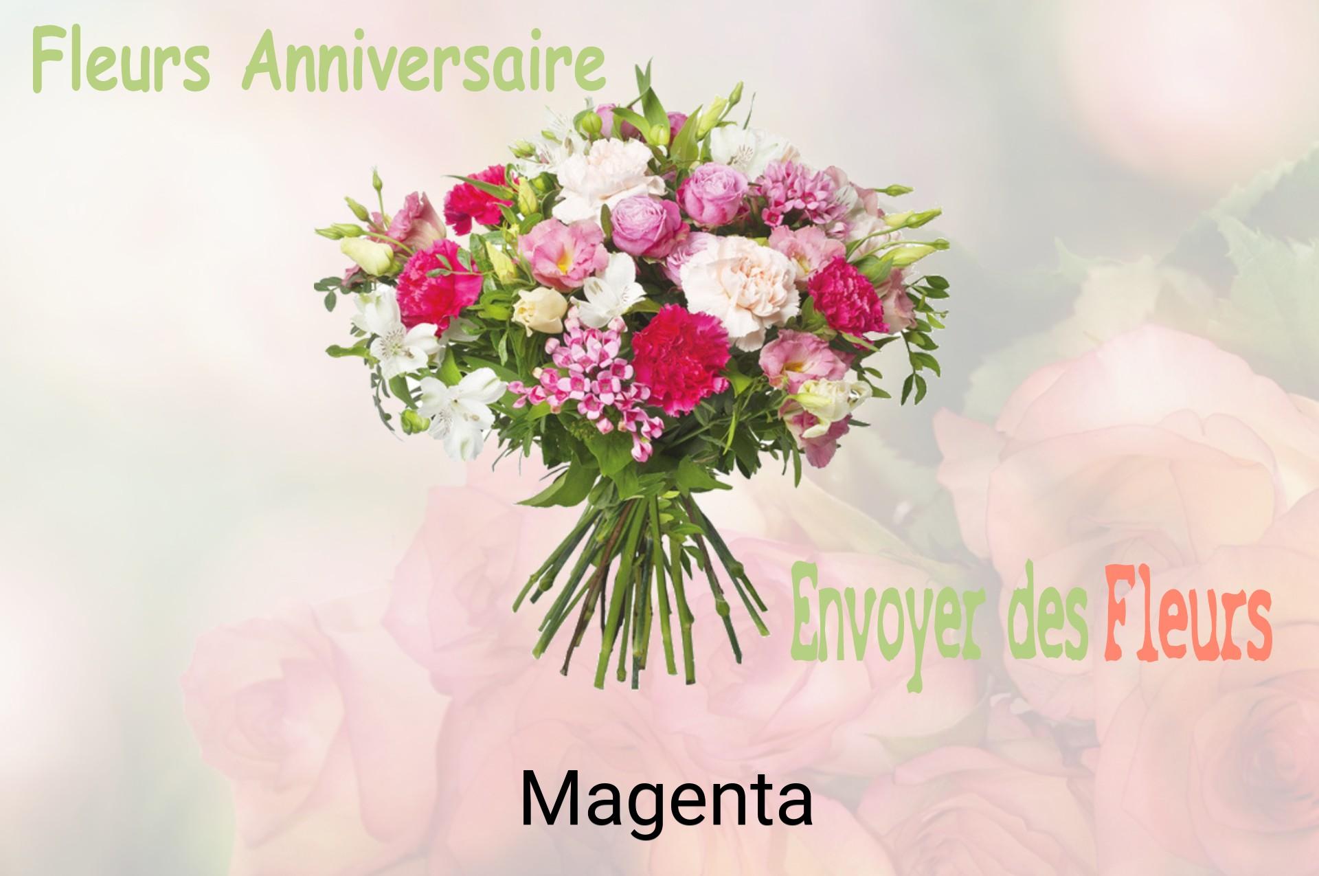 Bouquet de fleurs d’anniversaire livré à Magenta